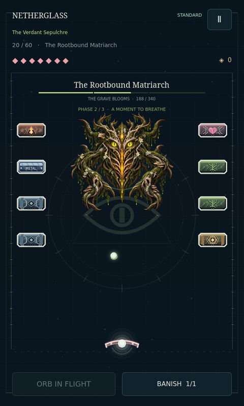 The Rootbound Matriarch's organic thorned boss form in the Verdant Sepulchre